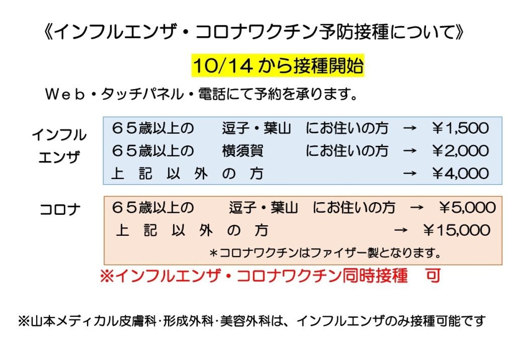 インフルエンザ予防接種2025